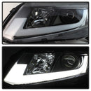 Spyder 12-14 Honda Civic (Excl. 2014 Coupe) Projector Headlights Lgtbr DRL Black PRO-YD-HC12-DRL-BK-13