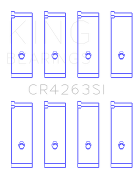 King Engine Bearings Toyota 1ZZ-FE Rod Bearing Set - Size STD - 0