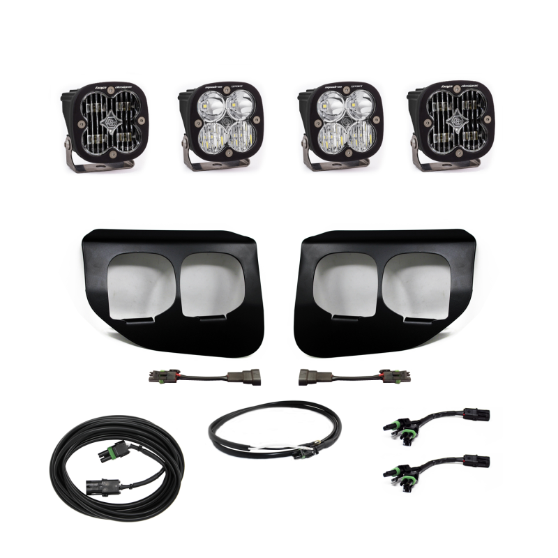 Baja Designs Ford Super Duty (20-On) Fog Lights Dual FPK SAE/Sport DC Baja Designs w/Upfitter - 0