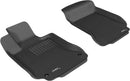 3D MAXpider 2008-2014 Mercedes-Benz C-Class W204 Kagu 1st Row Floormat - Black-1