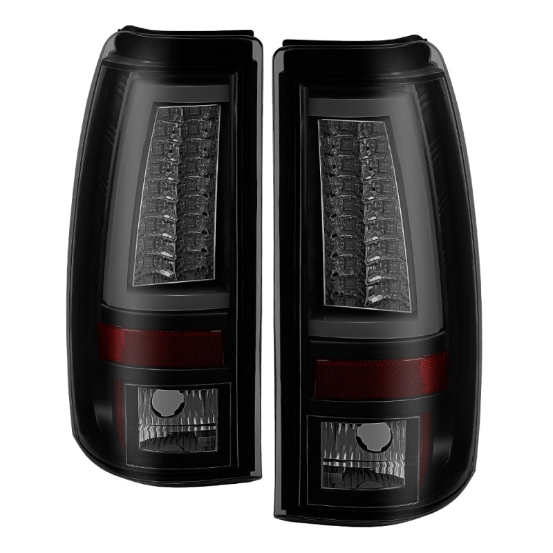 Spyder 03-06  Chevy Silverado (Does Not Fit Stepside) Version 2 LED Tail Lights - Black Smoke - 0