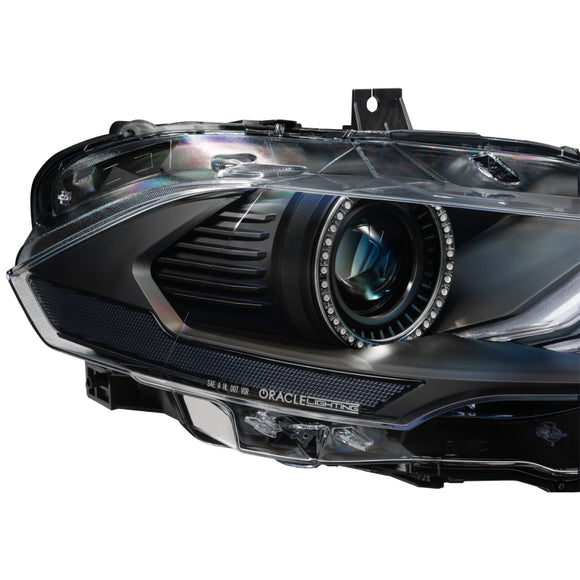 Oracle Lighting 18-23 Ford Mustang Dynamic ColorSHIFT LED Headlights - Black Series
