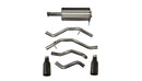 Corsa 2019-24 Ram 1500 5.7L Crew Cab w/ 57in or 76in Bed Cat-Back Dual Rr Exit 5in Blk Cerakote Tips-1