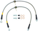 StopTech 08-10 EVO X AWD Stainless Steel Rear Brake Lines-4