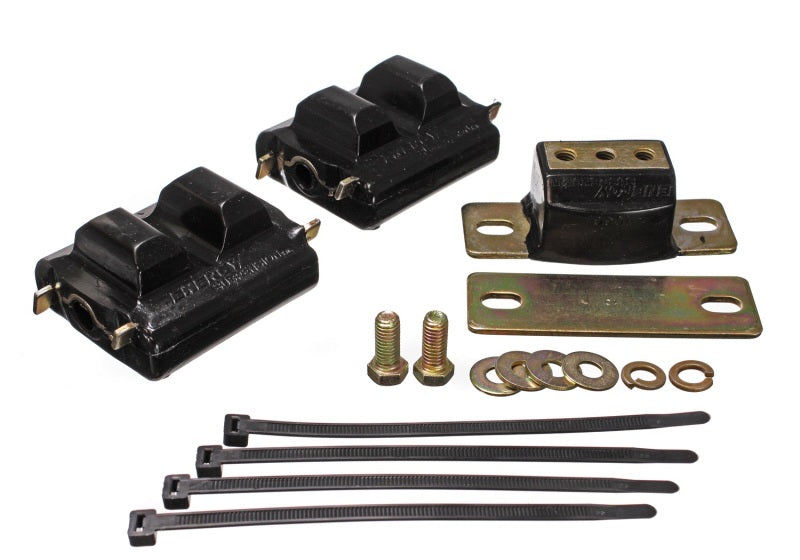 Energy Suspension 73-92 Chevrolet Camaro Black Motor and Transmision Mounts; Zinc Finish - 0