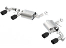 Borla 2016 Chevy Camaro V8 SS AT/MT ATAK Rear Section Exhaust w/ Dual Mode Valves Ceramic Black-2