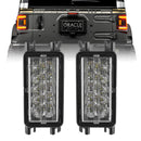 Oracle 2018+ Jeep Wrangler JL Dual Function Reverse LED Modules Flush Tail Light - Amber/White-1