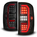 ANZO 14-18 GMC Sierra 1500 Full LED Taillights Black Housing Smoke Lens (w/C Light Bars)-8