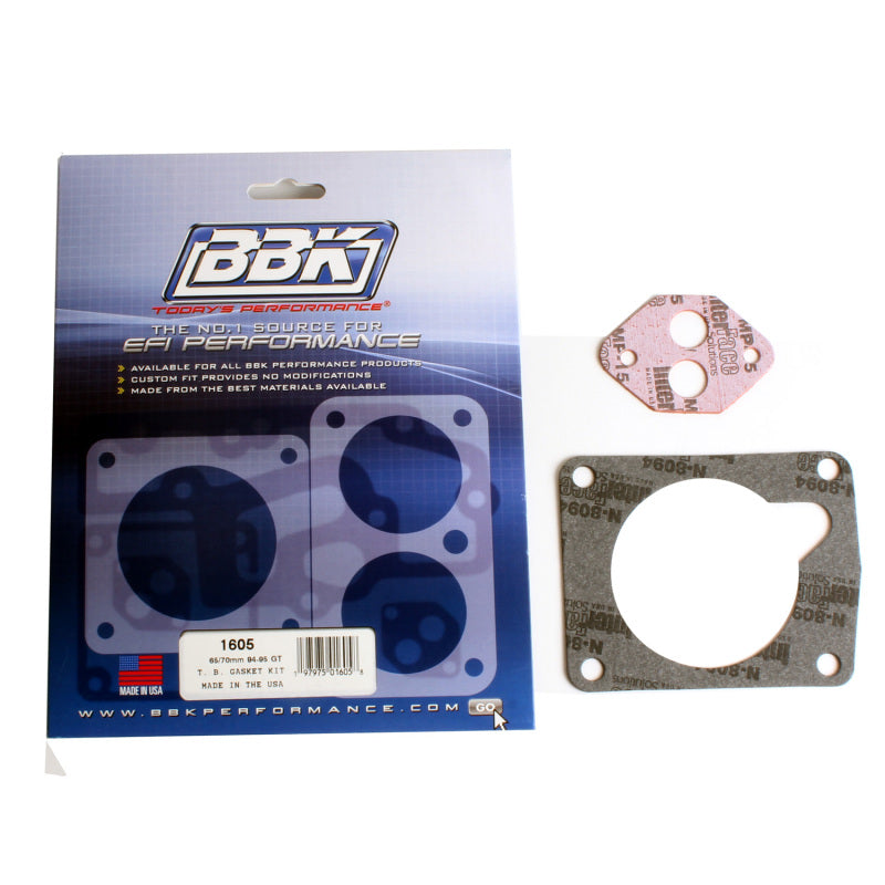 BBK 94-95 Mustang 5.0 65 70mm Throttle Body Gasket Kit - 0