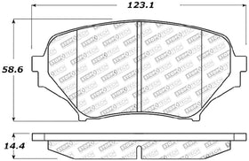StopTech Performance 06-08 Mazda Miata MX-5 Front Brake Pads - 0