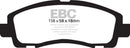 EBC 09-14 Acura TL 3.5 Yellowstuff Front Brake Pads-3