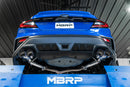 MBRP 2022 Subaru WRX 2.5in Dual Split Rear Exit w/ Quad CF Tips - T304-3