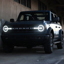 AlphaRex 21-23 Ford Bronco NOVA LED Projector Headlights Black-12