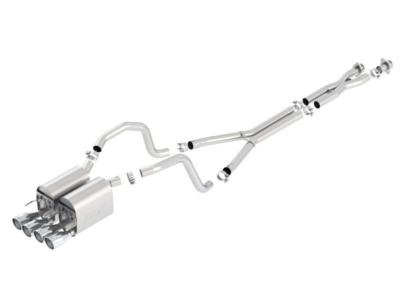 Borla 05-08 Chevrolet Corvette Coupe/Conv 6.0L/6.2L 8cyl 4spd/6spd RWD inS-Type IIin Catback Exhaust - 0