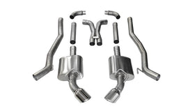 Corsa 2011-2015 Chevrolet Camaro SS 6.2L V8 Manual Polished Xtreme 3in Cat-Back - 0