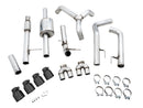 AWE Tuning 4th Gen GM 1500 5.3L 0FG Cat-Back Split Rear Exit (w/ Bumper Cutouts) - Quad Diamond Tips-4