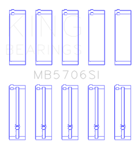 King Engine Bearings Hyundai i30 G4FC Main Bearing Set - 0