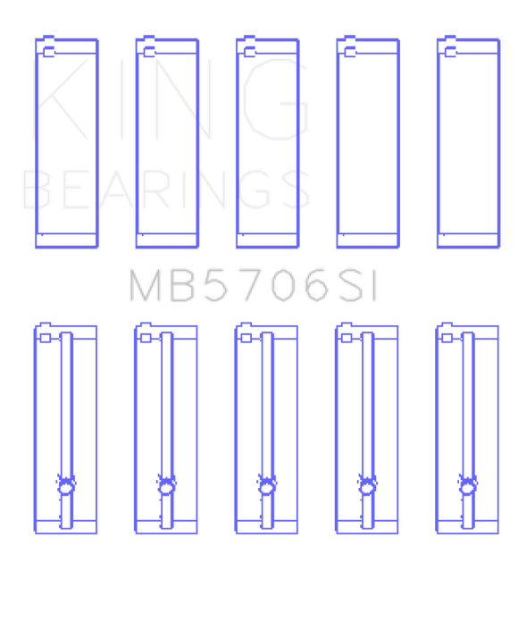 King Engine Bearings Hyundai i30 G4FC Main Bearing Set