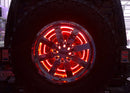 Oracle LED Illuminated Wheel Ring 3rd Brake Light - Red-10