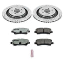 Power Stop 15-19 Ford Mustang Rear Z26 Street Warrior Brake Kit-1