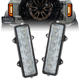 Oracle Lighting 21-23 Ford Bronco Dual Function Reverse LED Modules Flush Tail Light - Amber/White