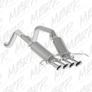 MBRP 14-19 Chevy Corvette V8 6.2L 3in T304 Dual Axle Back w/ 4in Quad Dual Wall Tips-2