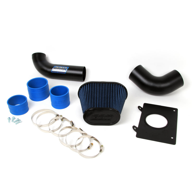 BBK 86-93 Mustang 5.0 Cold Air Intake Kit - Fenderwell Style - Blackout Finish - 0