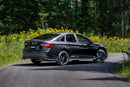 MBRP 2022 VW Jetta GLI 2.0 TSI 3in Cat Back T304 SS 2.5in Dual Split Rear w/ Carbon Fiber Tips-4