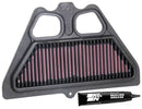 K&N 2017 Kawasaki Z900 - 948CC Replacement Air Filter-2