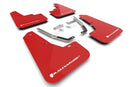 Rally Armor 24-26 Subaru Crosstrek Red UR Mud Flap White Logo-1