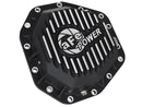 aFe Power Pro Ser Rear Diff Cover Black w/Mach Fins 2017 Ford Diesel Trucks V8-6.7L(td) Dana M275-14-4