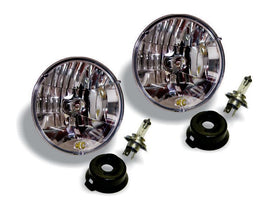 KC HiLiTES Universal/97-06 Jeep TJ 7in. Halogen H4 DOT Headlight 55/60w Lexan (Pair Pack System) - 0