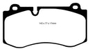 EBC 07-08 Mercedes-Benz CL550 5.5 Redstuff Front Brake Pads-4