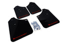 Rally Armor 02-07 Subaru WRX/STI/RS/2.5i (Wagons Req. Mod.) Black UR Mud Flap w/Red Logo-1