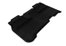 3D MAXpider 2014-2019 Chevrolet Silverado Crew Cab Kagu 2nd Row Floormats - Black-1
