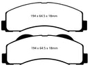 EBC 15+ Ford Expedition 3.5 Twin Turbo 2WD Greenstuff Front Brake Pads-2