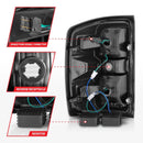 ANZO 15-19 Chevy Silverado 2500HD/3500HD (Factory Halogen Only) LED Tail Lights Black w/Clear Lens-8