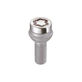 McGard Wheel Lock Bolt Set - 4pk. (Radius Seat) M14X1.5 / 17mm Hex / 26.7mm Shank Length - Chrome - 0