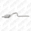 MBRP 05-09 Ford Shelby GT500 / GT Dual Split Rear Street Version 4in Tips T409 Exhaust System-8