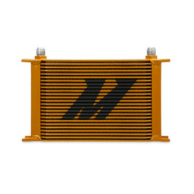 Mishimoto Universal 25-Row Oil Cooler - Gold - 0