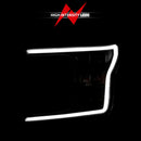 ANZO 2018-2019 Ford F-150 Projector Plank Style H.L. Black Amber (Without Switchback)-6