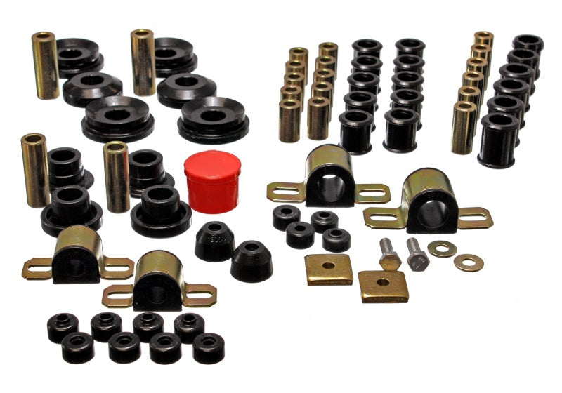 Energy Suspension 95-98 Nissan 240SX (S14) Black Hyper-Flex Master Bushing Set - 0