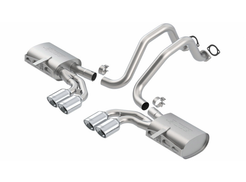 Borla 97-04 Chevrolet Corvette 5.7L 8cyl S-Type SS Catback Exhaust - 0