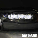 AlphaRex 09-18 Dodge Ram 1500HD NOVA LED Projector Headlights Plank Style Design Alpha Black w/DRL-2