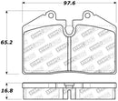 StopTech Performance Pad-8