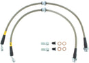 StopTech 89-1/98 Nissan 240SX Stainless Steel Front Brake Lines-4