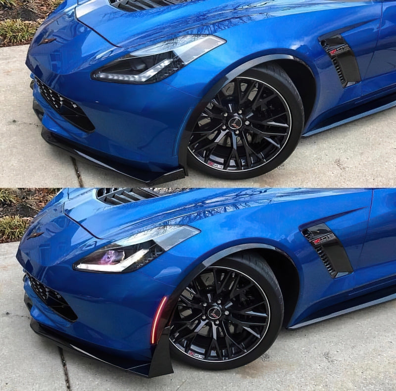 Oracle Chevrolet Corvette C7 Concept Sidemarker Set - Tinted - No Paint