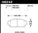 Hawk HP+ Street Brake Pads-2