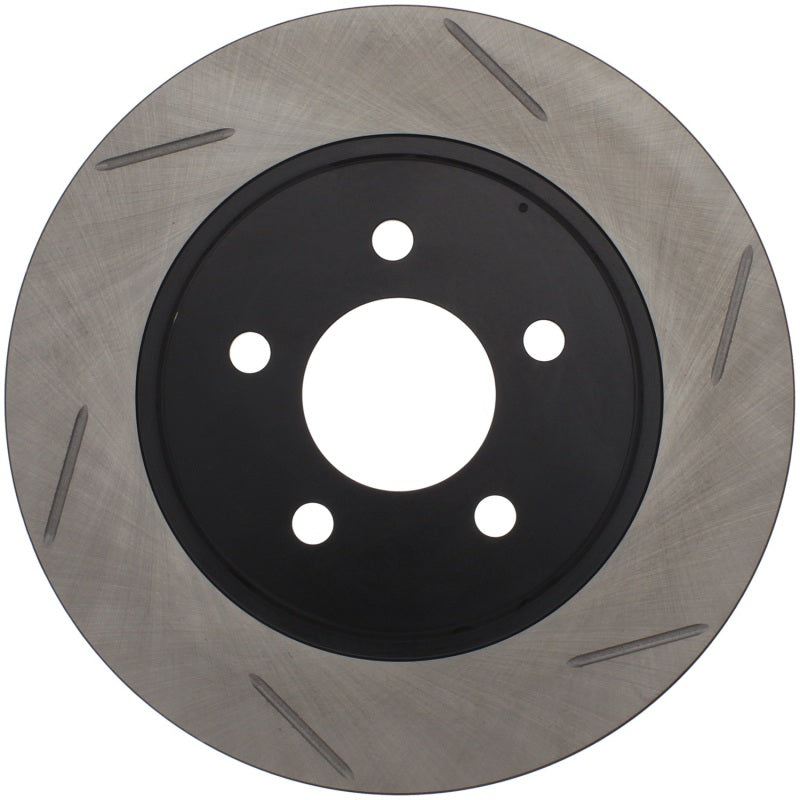 StopTech Power Slot 05-10 Mustang V6/4.0L / GT V8-4.6L Rear Right Slotted Rotor - 0