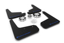 Rally Armor 20-26 Tesla Model Y, Juniper Y Black UR Mud Flap w/Blue Logo-1